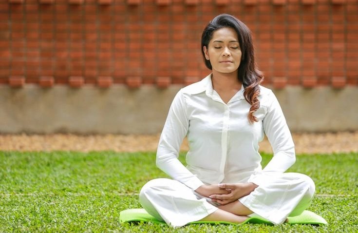 Yoga and Meditation session at Pranavam Ayurveda Hospital in Kozhikode, Kerala